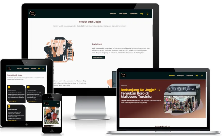 Website Toko Batik